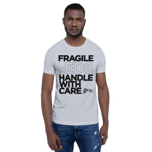 Classic "Fragile" Unisex T-Shirt - Classical (cEDS) | Dark on Light